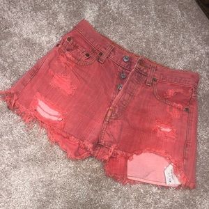 Levi cut off shorts